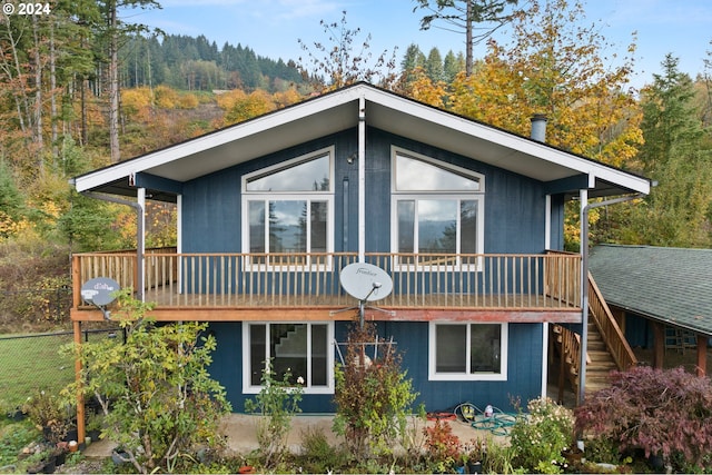 view of rear view of house