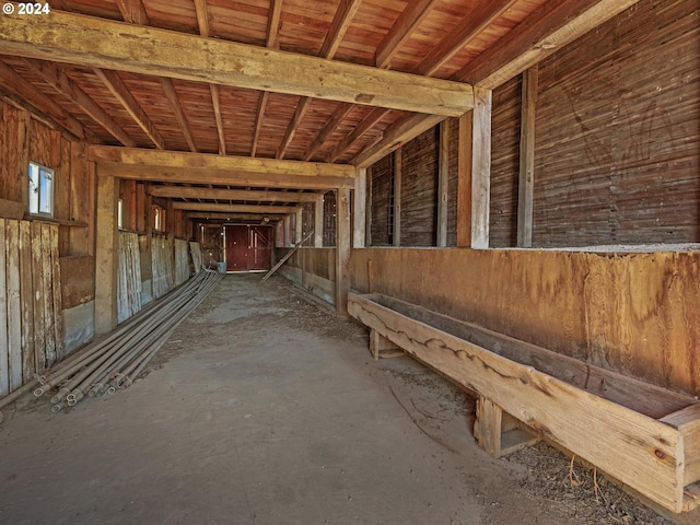 view of stable