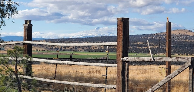 exterior space featuring a rural view