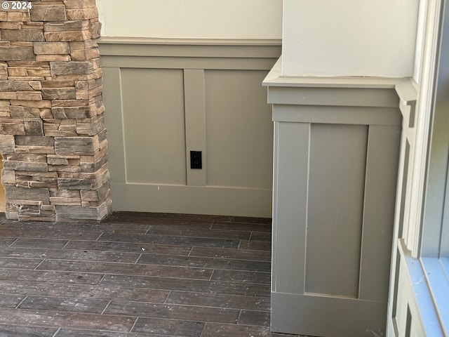 interior details featuring hardwood / wood-style floors