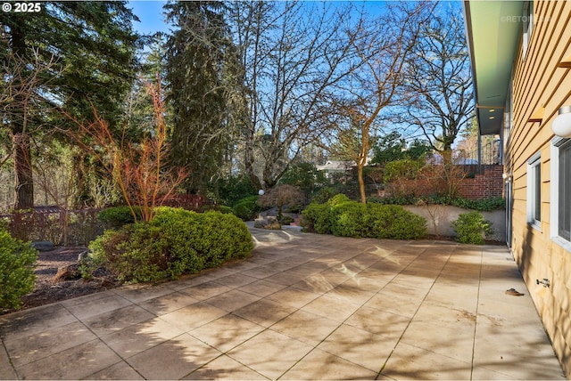 view of patio