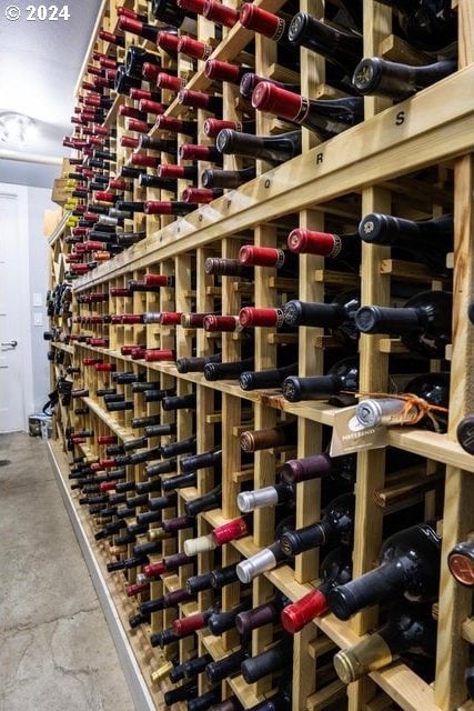3425 NW Fairway Heights Dr, Bend, OR 97703 - wine cellar featuring concrete floors