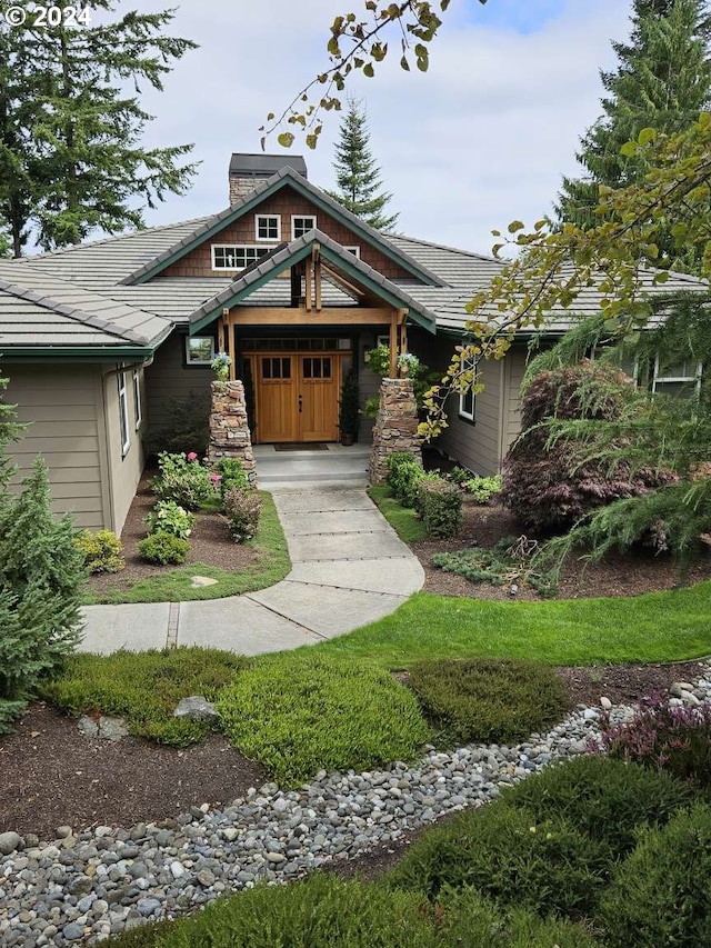 view of craftsman-style home