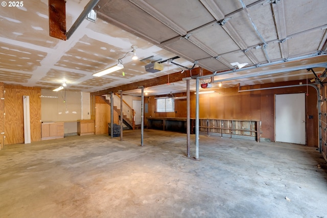 96 Mount Adams Rd, Trout Lake, WA 98650 - garage featuring a garage door opener
