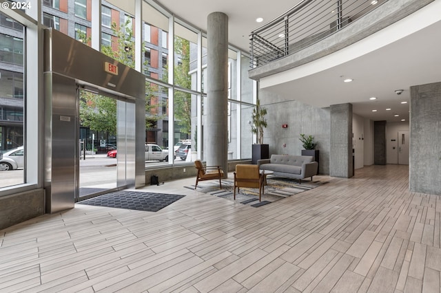 view of community lobby