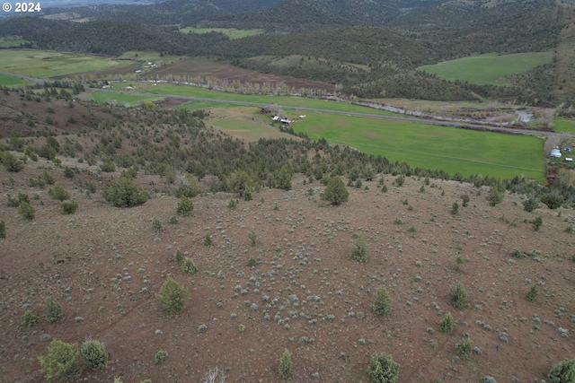 mountain view with a rural view