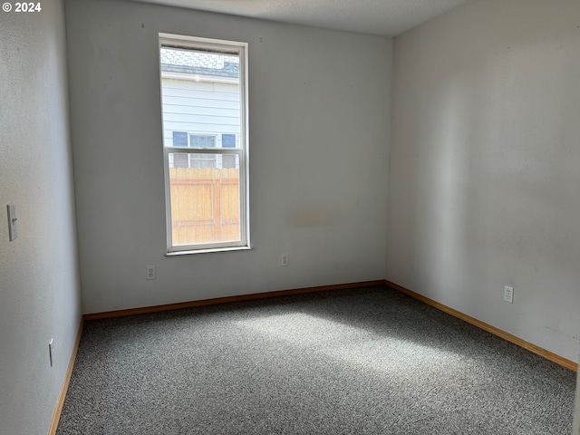 unfurnished room with plenty of natural light and carpet floors