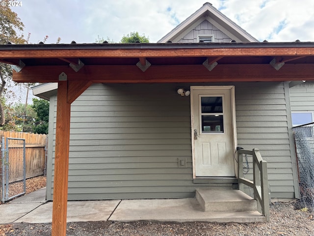 view of property entrance