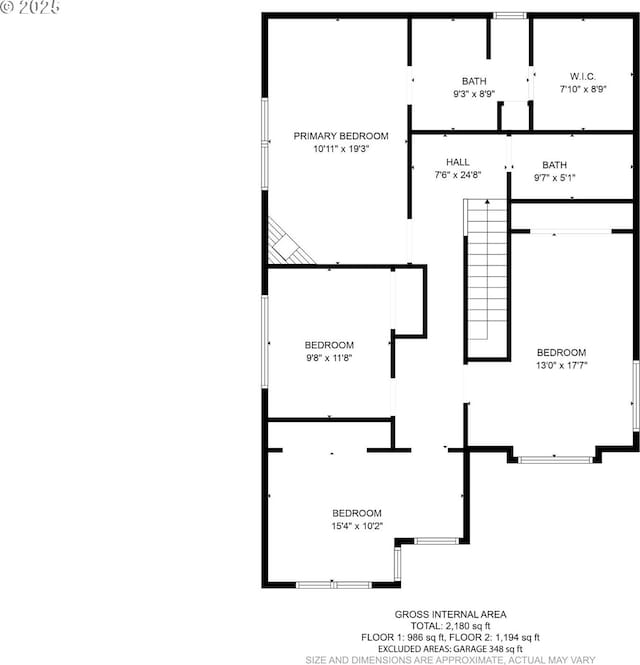 2834 SE Franklin St, Portland, OR 97202 - view of floor plan / room layout