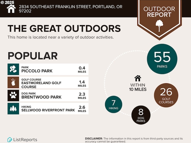 2834 SE Franklin St, Portland, OR 97202 - view of a document