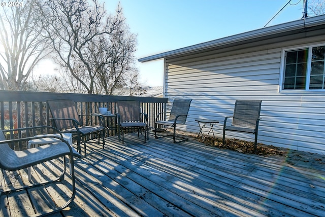 view of deck