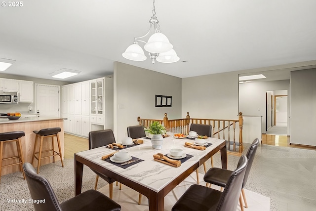 view of dining area