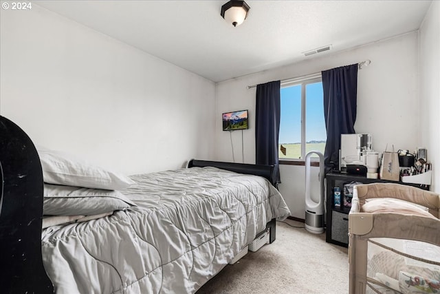 bedroom with carpet flooring