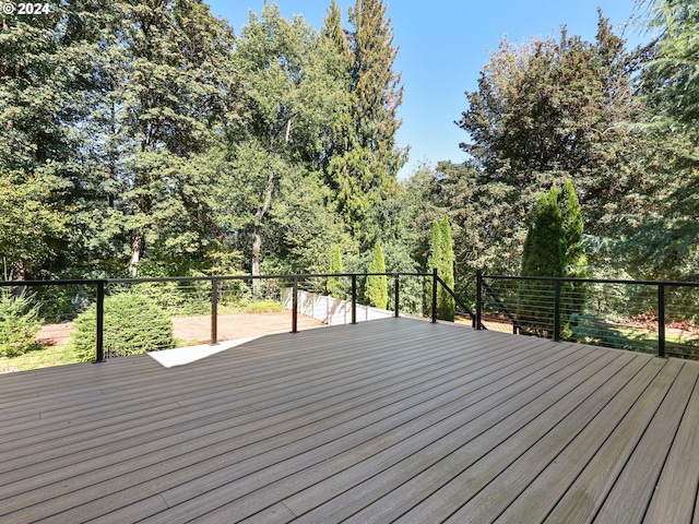 view of deck