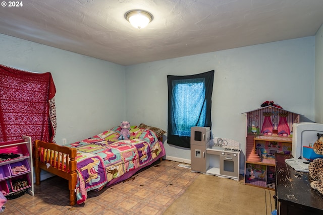 view of tiled bedroom