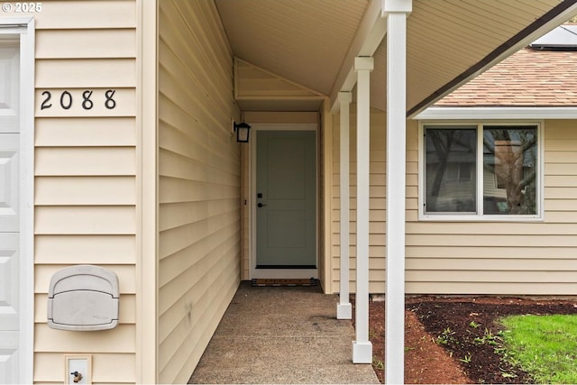 view of entrance to property