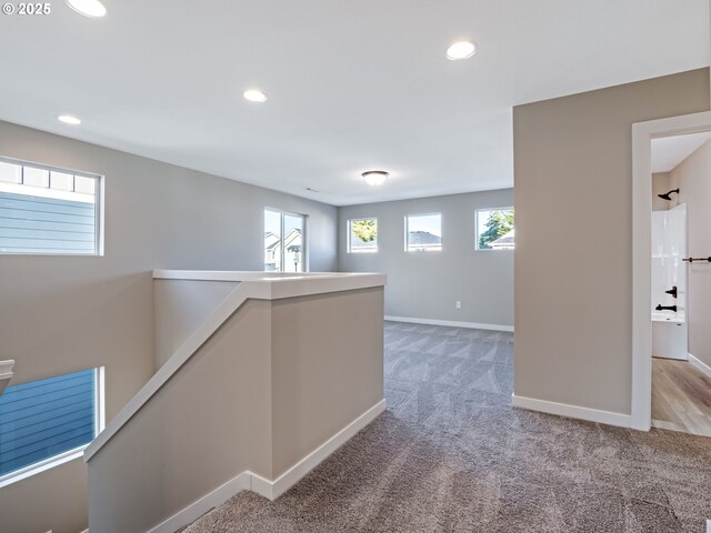 unfurnished room featuring carpet floors