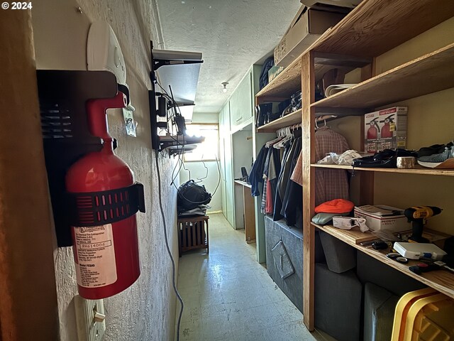 view of storage room