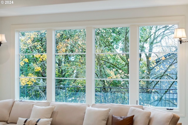 entryway featuring a wealth of natural light