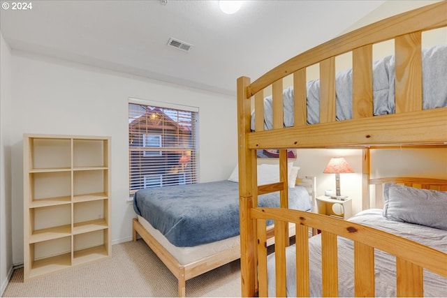 bedroom featuring carpet flooring