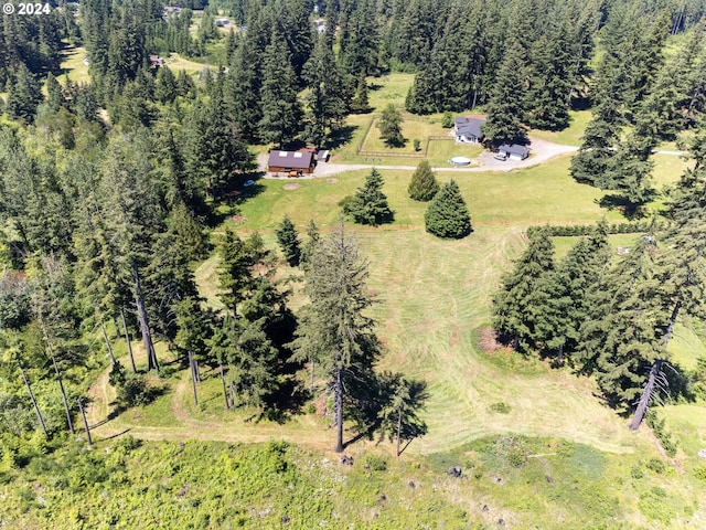 drone / aerial view featuring a rural view