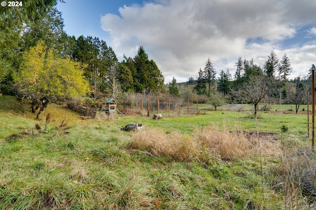 view of local wilderness with a rural view