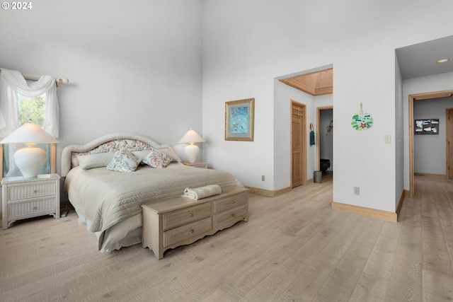 79274 Ray Brown Rd, Arch Cape, OR 97102 - bedroom featuring light wood-type flooring