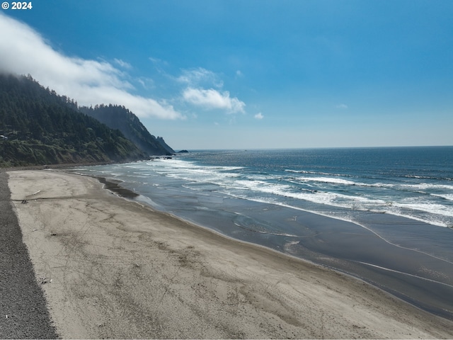 79274 Ray Brown Rd, Arch Cape, OR 97102 - water view with a view of the beach