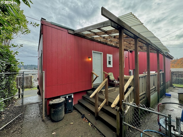 view of outbuilding