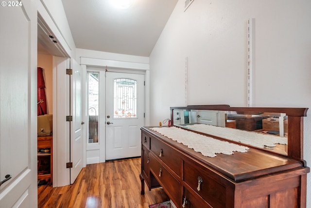 bedroom featuring light hardwood / wood-style flooring