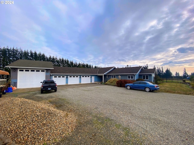 view of ranch-style home