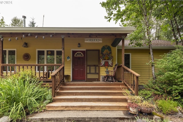 view of entrance to property