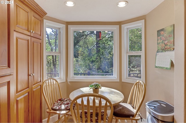 view of dining room