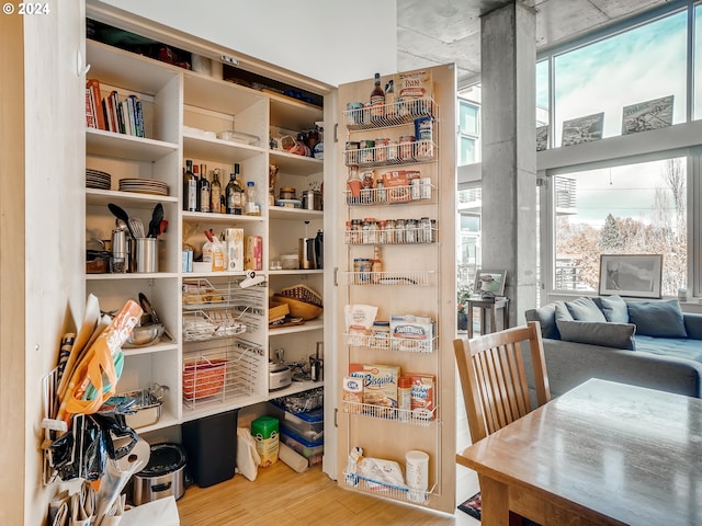 view of pantry