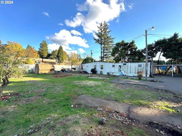 view of yard featuring a patio