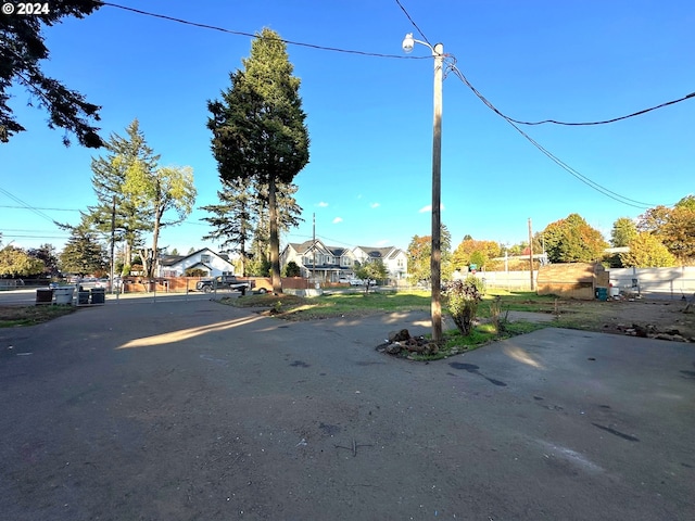 view of road