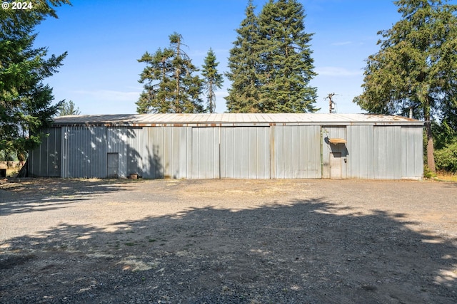 view of outbuilding