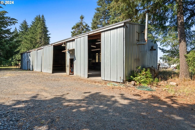 view of outbuilding