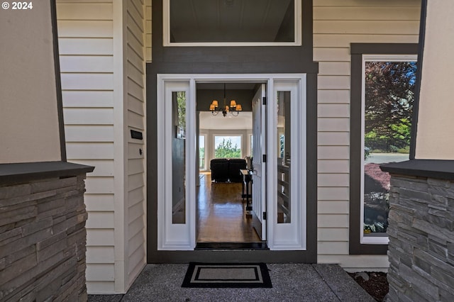 view of entrance to property