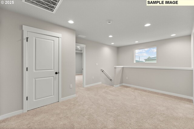 1376 NE Josephine Ct Unit 184, Estacada, OR 97023 - carpeted spare room featuring visible vents, recessed lighting, and baseboards