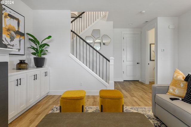 interior space featuring hardwood / wood-style flooring