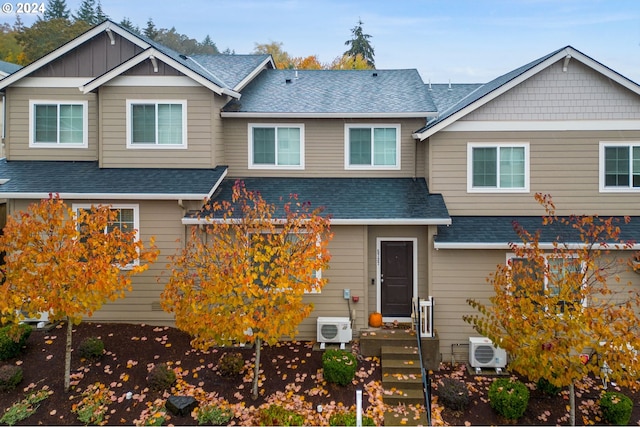 view of front of house with ac unit