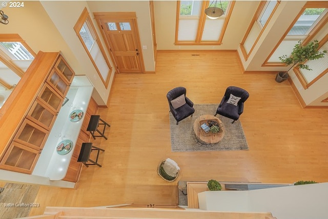 285 23rd St, Astoria, OR 97103 - living room featuring wood finished floors