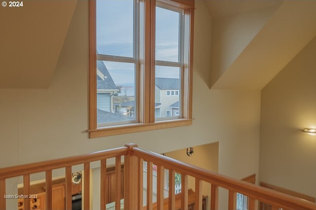 285 23rd St, Astoria, OR 97103 - hall with an upstairs landing