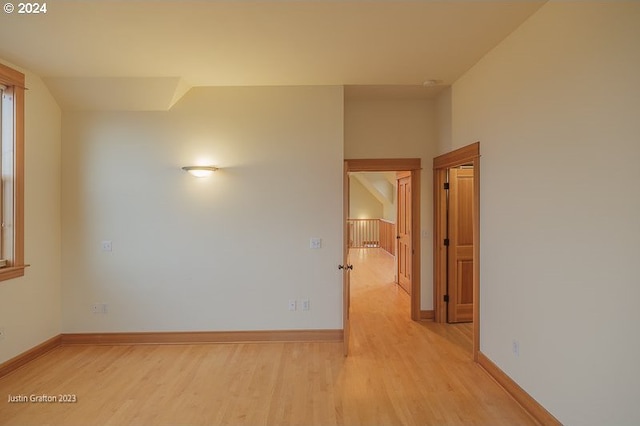 285 23rd St, Astoria, OR 97103 - unfurnished room with light wood-style floors and baseboards
