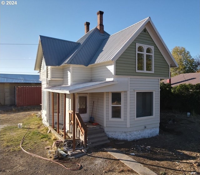 view of rear view of house