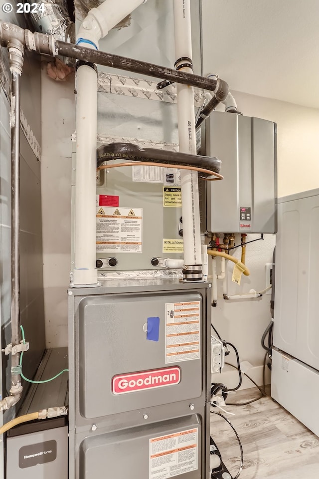 utilities with tankless water heater