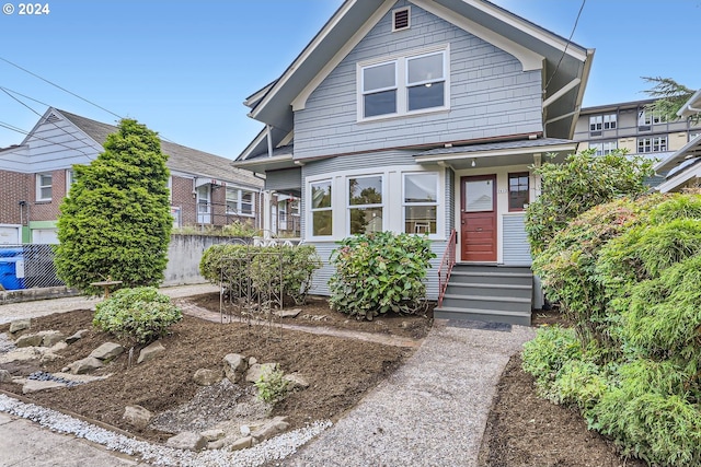 view of front of home