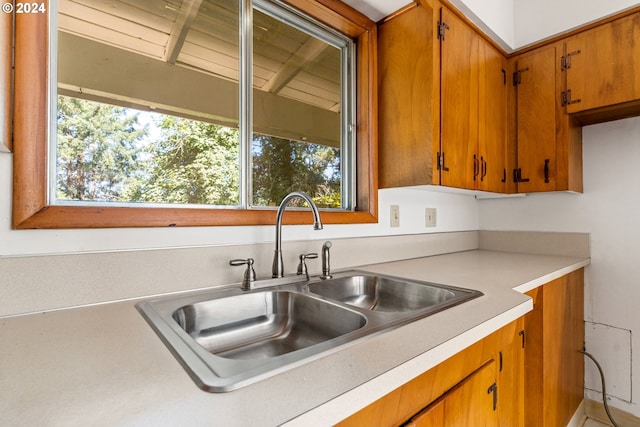 kitchen featuring sink