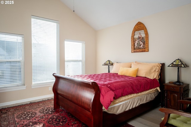1163 NE 5th St, Gresham, OR 97030 - bedroom with vaulted ceiling and baseboards